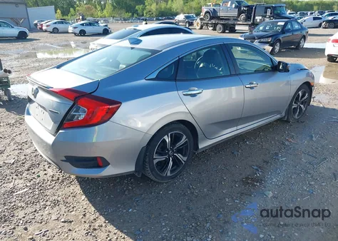 2018 Honda Civic Touring из США, поврежденный, VIN JHMFC1F93JX003978